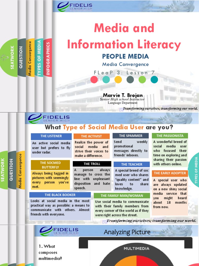 Understanding People Media Types | PDF | Mass Media | Journalism