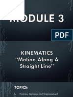 Module 3 Kinematics