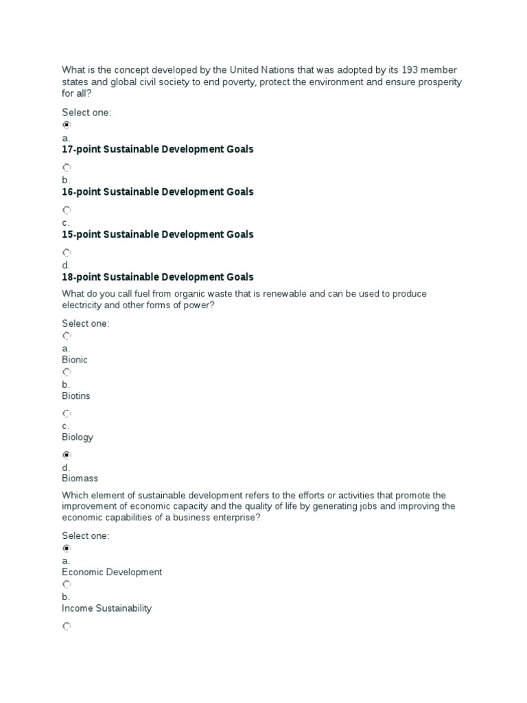 Exercising Sustainable Development in The Workplace | PDF ...