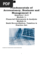 Fundamentals of Accountancy, Business and Management 2