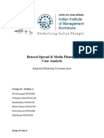 Benecol Spread & Media Planning Case Analysis: Integrated Marketing Communication