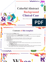Colorful Abstract Background Clinical Case by Slidesgo