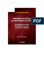 Concessão de Ofício Da Antecipação Da Tutela Das Obrigações de Fazer e Não Fazer (Cpc Art. 461) No Direito Do Trabalh