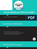 Kelas Mengaji Private (KMP) : Sop Pelajar Baru (Kelas Percubaan)