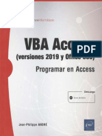 VBA Access(Versiones 2019 y Office 365) Programar en Access