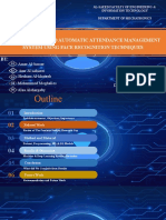 Face Tracking and Automatic Attendance Management System Using Face Recognition Techniques BY