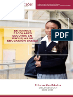 Entornos Escolares Seguros en Escuelas de Educación Básica