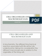 Chapter 1 CELL ORGANELLES AND MACROMOLECULES