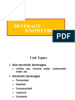 Unit 6 - Beverage Knowledge