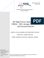 RF High Power Amplifiers For FREIA - ESS: Design, Fabrication and Measurements