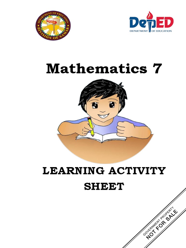 Mathematics 7: Learning Activity Sheet | PDF | Significant Figures
