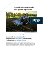 Manual Técnico de Maquinaria Agrícola para El Agricultor 3