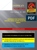 Upaya Pemberantasan Korupsi