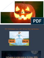 True or False Halloween Game
