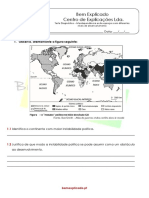 Teste Diagnóstico - Interdependência Entre Espaços Com Diferentes