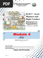 Module 4 - Good Manners and Right Conduct