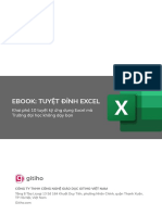 Ebook: Tuyệt Đỉnh Excel: Khai phá 10 tuyệt kỹ ứng dụng Excel mà Trường đại học không dạy bạn