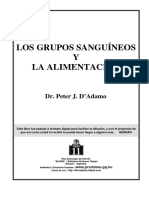 J.P. D'Adamo Grupos Sanguineos y Alimentacio