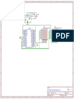 TM1640 Mini LED Matrix 8x16 Display Schematic