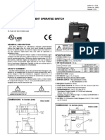 Model Cts - Ac Current Operated Switch: General Description