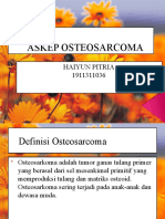 ASKEP KONSTIPASI PADA OSTEOSARCOMA