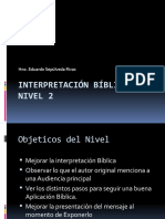 Interpretacion Biblica nivel 2