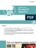 Nutrition Module 1.2 Process of Digestion