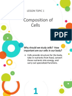 Nutrtion Module 1.1 Composition of Cells