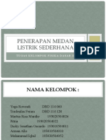 Penerapan Medan Listrik Sederhana Fisdas 2