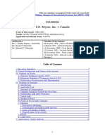 S.D. Myers, Inc. V Canada: Case Summary