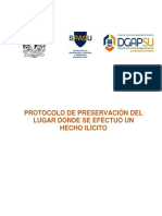 06 Protocolo de Preservacion Del Lugar Donde Se Efectuó Un Hecho Ilícito