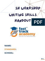 English Workshop Writing Skills Handout