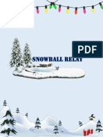 Snowball Relay Game