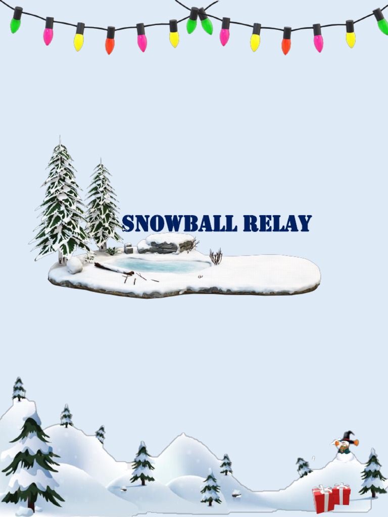 Snowball Relay Game | PDF