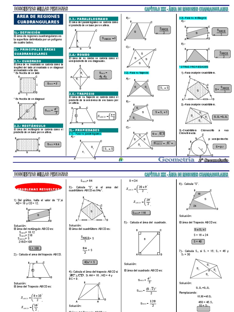 Geom 12 | PDF | Rectángulo | Geometría Elemental