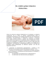 Desarrollo Evolutivo Pediatria