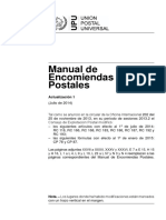 Manual de Encomiendas Postales (VIGENTE)