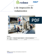 Informe de inspección de rodamiento FERSA 72212C/72487