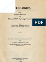 Em Swedenborg Psychologica Psychological Notes Latin English Alfred Acton Ssa Philadelphia 1823 PDF Free