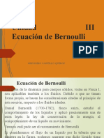 3.3 ecuacion de Bernoulli