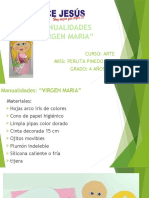 Manualidades Virgen Maria - Arte