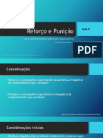 Reforço e Punição na Análise do Comportamento