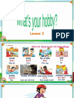 Unit 7 Lesson 2 Hobbies and Verbs