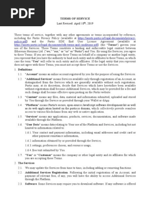 Terms of Service