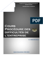 Cours Difficulté des entreprises (2)