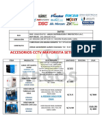 Accesorios CCTV Mayoristas Setiembre 2021