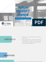 Brochure Informativo - SCRUM Product Owner
