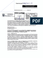 27 de Octubre - Proyecto de Ley #588.2021-CR - Ley Que Concede Amnistía A Las Autoridades...