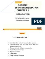 SKN3022 Process Instrumentation: DR Saharudin Haron Hanizam Sulaiman