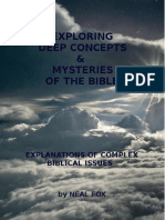 Deep Concepts & Mysteries of the Bible